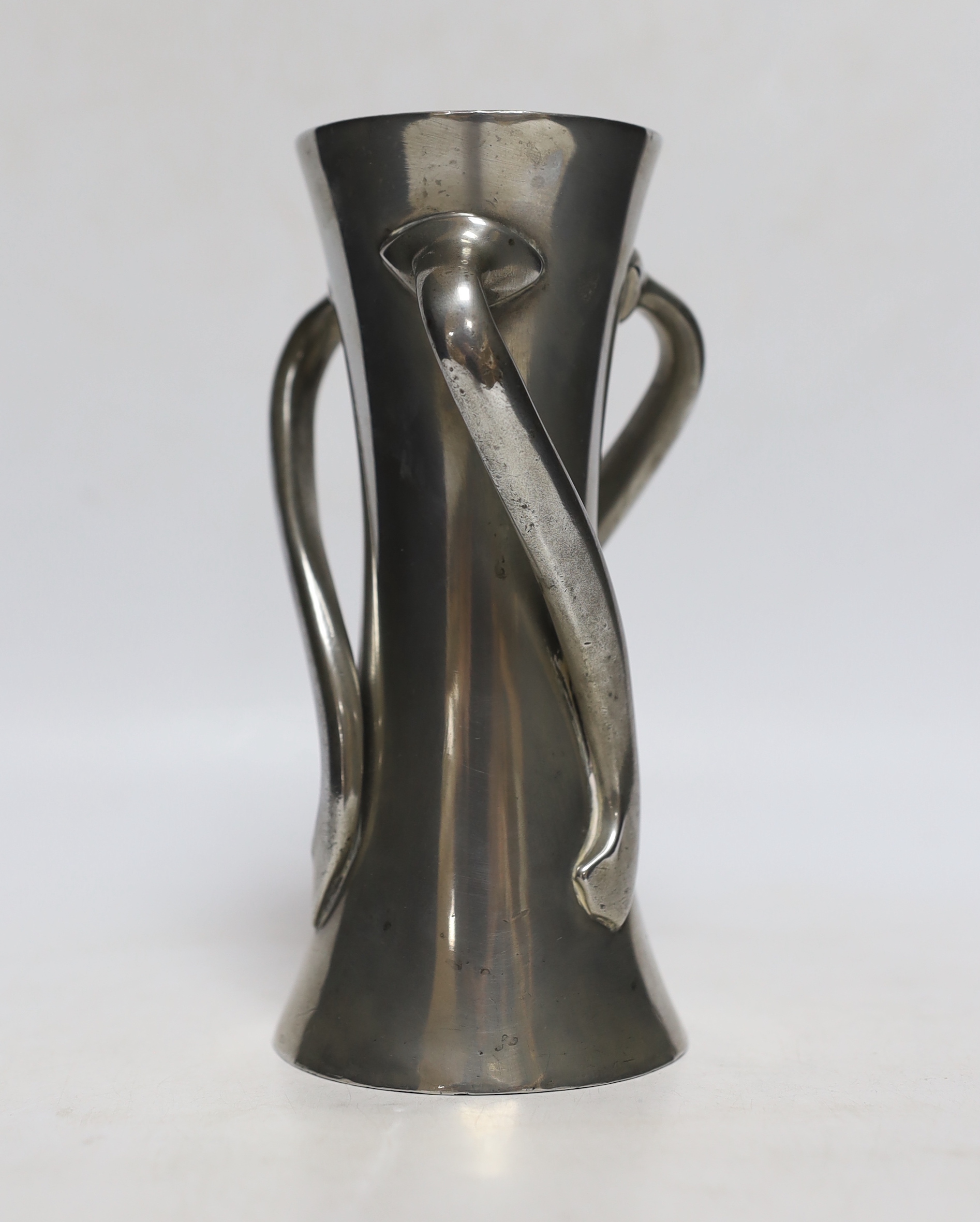 A Liberty pewter vase, stamped ‘Tudric 030’ to base, 18cm